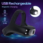 Lurevibe - Vibrating Cock Ring with APP, Triangular Penis Ring with 10 Vibration Modes - Image 8