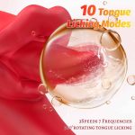 Angel Kiss 4 In 1 Rotating Tongue Licking Vibrating G-Spot Dildo Vibrator - Image 2