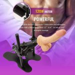 Automatic Sex Machine Gun Realistic Dildo 120W Powerful 360° Adjustable with 1 Remote Control - Image 4