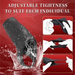 Remote Controlled Vibrating Penis Sleeve 10 Modes Precision Stimulation Vibrating Penis Sleeve - Image 3