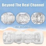 Manual Male Masturbation Realistic 3D Textured Stroker 5 Colors - Image 2