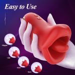 Lurevibe - 3IN1 Handle Mouth-Shaped 10 Tongue Licking Kissing - Image 6