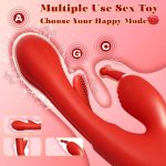 3 IN 1 Rabbit Flapping G Spot Clitoral stimulation Vibrator - Image 3