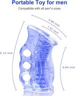 Manual Open-Ended Sleeve Blowjob Male Stroker for Men Masturbation - Image 6