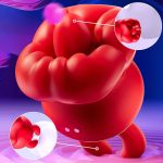 Big Mouth 2 In 1 Tongue Vibrator Clitoral Vibrator with 10 Tongue Licking Vibrating Modes - Image 2