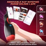 Nebula 9 Sucking Vibration Heating Male Stroker with Phone Holder - Image 6