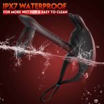 Lurevibe -Bunny RIng Vibrating Cock Ring with 2 Penis Ring Penis Sleeve Mens Sex Toys - Image 2