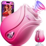 Rose Toy Nipple Clitoral Sucker Vibrators With APP Control