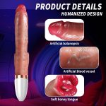 6.29‘’ Realistic Dildos G Spot Vibrator Thrusting Vibrator Dildo - Image 5