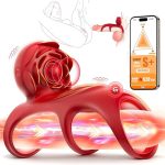 Vibrating Penis Ring Clitoral Vibratorwith 9 Vibration Modes App Remote Control - Image 2