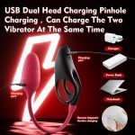 Detachable Design Vibrating Cock Penis Ring With Anal Plug for Couple - Image 8