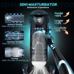 Armor 3 In 1 Auto Suction Thrusting Vibration Male Storker - Image 4