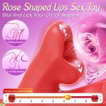 KissLip 4 in 1 Mouth Biting Clit G Spot Flapping Vibrator - Image 4