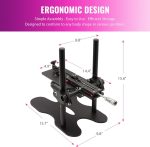 Automatic Sex Machine Gun Realistic Dildo 120W Powerful 360° Adjustable with 1 Remote Control - Image 6