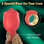 Rose Sex Toy with 360° Rotated Licking Tongue Mouth - Image 4
