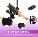 Automatic Sex Machine Gun Realistic Dildo 120W Powerful 360° Adjustable with 1 Remote Control - Image 2