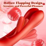 3 IN 1 Rabbit Flapping G Spot Clitoral stimulation Vibrator - Image 4