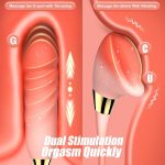 Mushroom 2 Pro Clit Nipple Vibration G Spot Thrusting Vibrator - Image 4