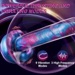 6.69‘’ Big Mouth Fantasy Dildo Vibrator with 3 Thrusting & 7 Vibration & Heating Modes - Image 2