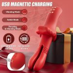 LipLuxe Mouth Clitoral Vibration Thrusting G Spot Vibrator - Image 6