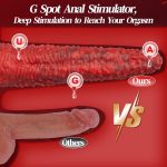 9.5‘’ Realistic Monster Tongue Thrusting Dildo Vibrator With Remote Control - Image 5