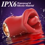 Lurevibe - 3IN1 Handle Mouth-Shaped 10 Tongue Licking Kissing - Image 3