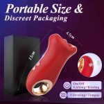 Lurevibe - 3IN1 Handle Mouth-Shaped 10 Tongue Licking Kissing - Image 7