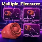 Rose Mini Vibrator Clitoral Nipple Stimulator for Couple flirting - Image 2