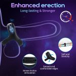 Lurevibe - Vibrating Cock Ring with APP, Triangular Penis Ring with 10 Vibration Modes - Image 6