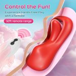 Tongue Wearable Clitoral Stimulation Vibrator with Remote & APP Control - Image 5