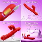 Upgraded Rose Muncher 5 In 1 Thrusting Clitoral G Spot Vibrator - Image 6