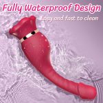 Big Mouth rotating tongue suction Vibrator G Spot Dildo Sex Toys for Women - Image 5