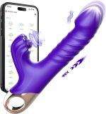 APP-Controlled 9 Pulsing Thrusting Rabbit G Spot Vibrator - Image 2