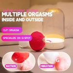 Mushroom Clitoral Sucking Stimulation Vibrator With Luminous Dust Cover - Image 3