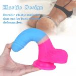 7.09‘’ Strap-on Dildo Leopard Belt For Lesbian Couple - Image 3