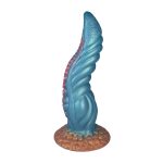 6.69‘’ Ocean Blue Octopus Tentacle Silicone Anal Dilator Fantasy Dildo - Image 11