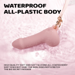 Mini Simulation Penis Vibrator Keychain Pendant Masturbator for Women - Image 5