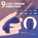 Silicone Rose Vibrator With Tongue Lickingfor Women - Image 2