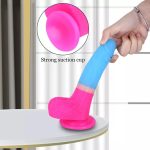 7.09‘’ Strap-on Dildo Leopard Belt For Lesbian Couple - Image 6