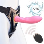 5.51‘’ Wireless Remote USB Rechargeable Strap On Dildo - Image 7