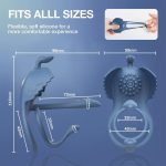 Lurevibe - Penis Vibrating Ring Cock 3 in 1 Massage Delayed Ejaculation Citoral Stimulator Flirt Masturbation - Image 8