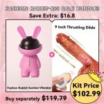 Fashion Ornaments Rabbit Clitoris Sucking Vibrator Set With Dust Cover - Image 8
