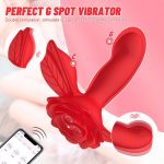 Lurevibe - Rose Wearable Double Stimulation G Spot Vibrator - Image 4