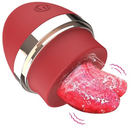 Lurevibe - Licking Tongue 10 Modes Egg Vibration Medical Silicone