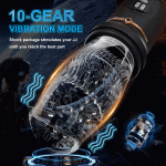 Lurevibe - 4.0 Version Male Rose Toy Thrusting Rotating Vibrating Oral Sex Penis Stroker - Image 8