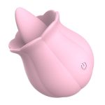 Lurevibe -10 Speeds Vibrating Rose Shape Tongue Licking Vibrator For Women - Image 6