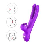 3 In 1 Clitoris Tapping Wiggling G Spot Dildo Vibrator - Image 6