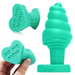 Aimitex Ice Cream Colorful Silicone Butt Plug Anal Expansion plug - Image 11
