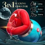 Lurevibe - 3 in 1 App Remote Control Big Mouth Vibrator With 360° Tongue Licking & Sucking & Vibrating - Image 7