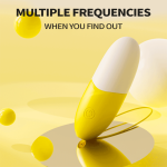 Banana-shape Mute Portable Muti-frequency Wearable Remote Control Women Vibrator - Image 3